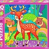 Мозаика/пазл Айрис-Пресс IQ Макси. Олень в лесу 2+ 9785811282258 (25эл)