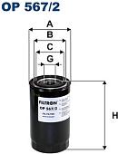 Масляный фильтр Filtron OP 567/2