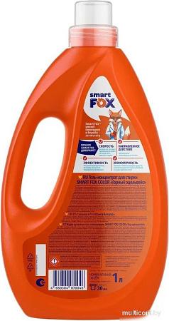 Гель для стирки Smart FOX Color Горный эдельвейс 190003 (1 л)