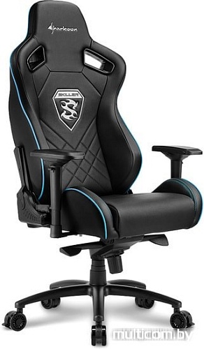 Кресло Sharkoon Shark Skiller SGS4 BK/BU (черный/синий)