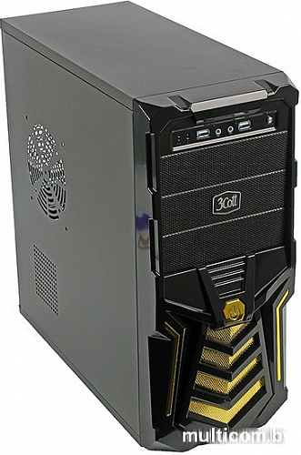 Корпус 3Cott 3C-ATX110GB Gladiator 500W