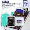 Карта памяти SanDisk microSDXC SDSQUAR-256G-GN6MA 256GB (с адаптером)