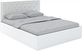 Кровать Rinner Тиффани М26 с ПМ 140x200 (белый текстурный)