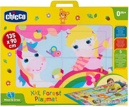 Развивающий коврик Chicco XXL Лесные друзья 00007945100000 (розовый)