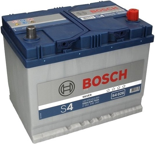 Автомобильный аккумулятор Bosch S4 026 (570412063) 70 А/ч JIS