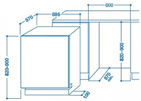 Посудомоечная машина Indesit DIF 14B1 EU