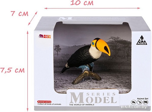 Фигурка Masai Mara Мир диких животных. Птица большой тукан MM211-168