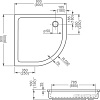 Душевой поддон Roltechnik Hawaii 90x90 [8000026]