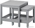 Журнальный столик Ikea Хавста (серый) 104.142.12