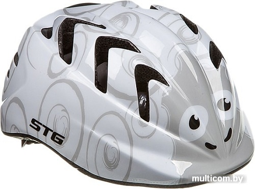 Cпортивный шлем STG Sheep XS (р. 44-48, серый/белый)