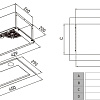 Кухонная вытяжка Meferi INBOX45WH Light