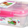 Контейнер Sistema Bento Cube To Go 21685 (розовый)