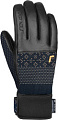 Горнолыжные перчатки Reusch Petra Vlhova R-Tex Xt 6231271-4470 (р-р 7.5, Dress Blue/Gold)