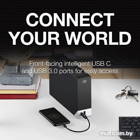 Внешний накопитель Seagate One Touch Desktop Hub STLC10000400 10TB