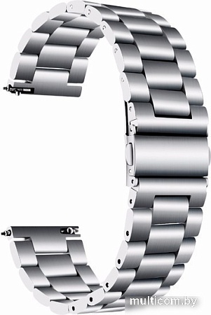 Браслет Rumi Heavy металлический 18 мм (серебристый)