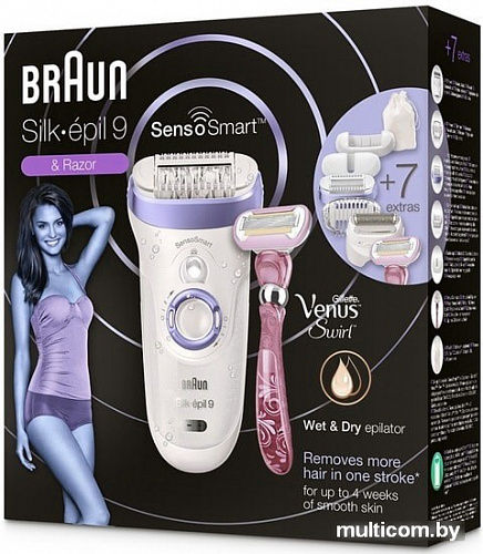 Эпилятор Braun Silk-epil 9 SensoSmart 9/870 Wet&Dry