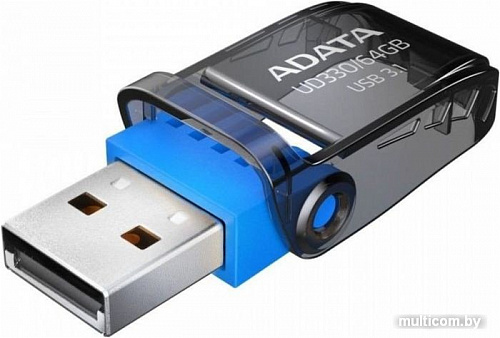 USB Flash A-Data UD330 64GB (черный)