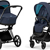 Универсальная коляска Cybex Priam IV (2 в 1, nautical blue/matt black)