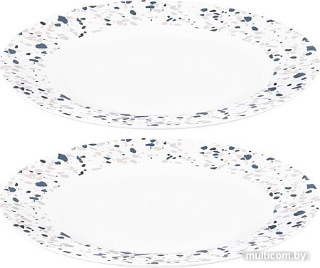 Набор тарелок Elan Gallery Терраццо для десертов 250107 (2 шт)