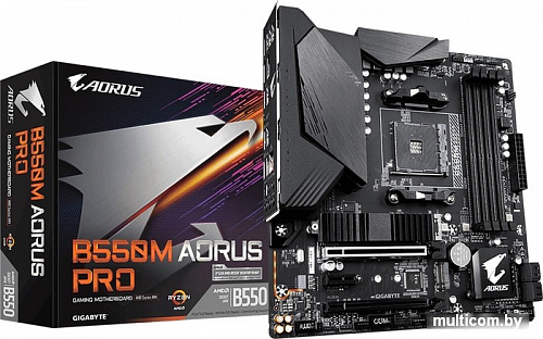 Материнская плата Gigabyte B550M Aorus Pro (rev. 1.0)