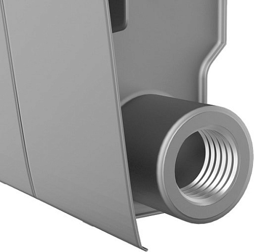 Биметаллический радиатор Royal Thermo BiLiner 350 Silver Satin (12 секций)