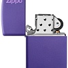 Зажигалка Zippo Classic Purple Matte Zippo Logo 237ZL