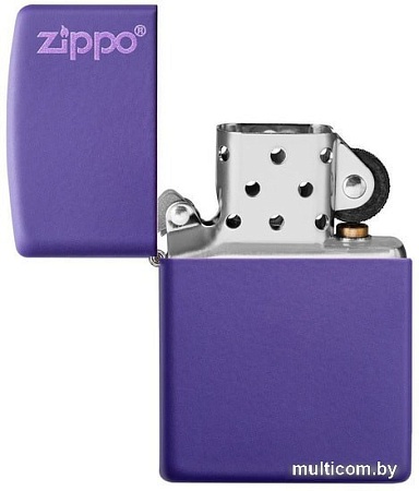 Зажигалка Zippo Classic Purple Matte Zippo Logo 237ZL