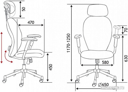 Кресло Norden Гарда L-035-0-10-206 (серый)