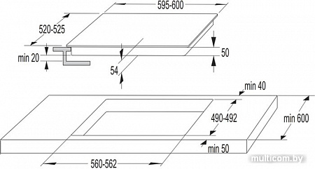 Варочная панель Korting HK 63052 B