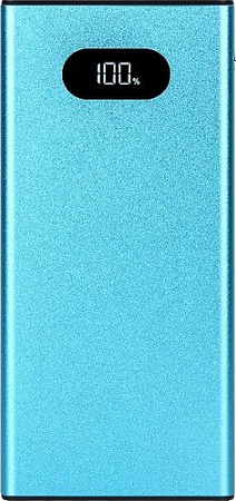 Внешний аккумулятор TFN Blaze LCD PD 22.5W 10000mAh (голубой)