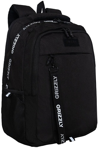 Городской рюкзак Grizzly RU-432-3 (черный/серый)