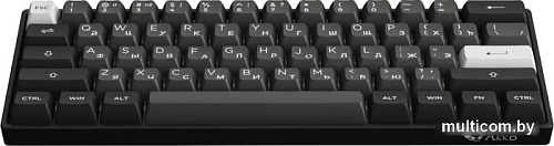 Клавиатура Akko 3061S Black & Sliver (Akko Cream Yellow V3 Pro)