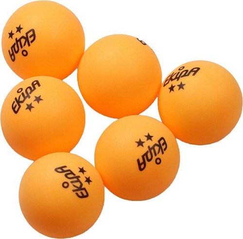 Мяч для настольного тенниса Ekipa EP04 (2 звезды, 6 шт)