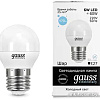 Светодиодная лампочка Gauss Elementary Globe 6W E27 6500K 53236