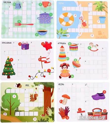 Развивающая игра Zabiaka IQ Логопедический кроссворд 10124949