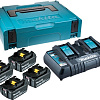 Аккумулятор с зарядным устройством Makita BL1850B + DC18RD (18В/5.0 а*ч + 18В)