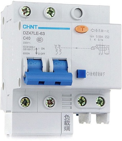 Дифференциальный автомат Chint DZ47LE-32 199631