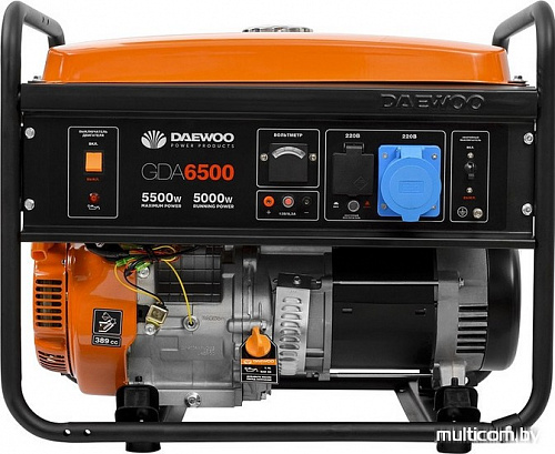 Бензиновый генератор Daewoo Power GDA 6500