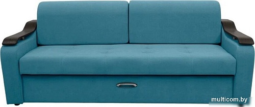 Диван Сириус Лидер-4 ППУ (Eva 29 велюр голубой)