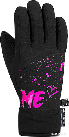 Горнолыжные перчатки Reusch Beatrix R-TEX XT Junior 6361277-7720 (р-р 6.5, Black/Pink Glo)