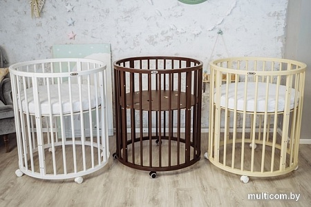 Кроватка-трансформер Dreams Премиум 1022 (слоновая кость)