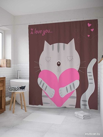 JoyArty Кот романтик p_53932 (145x180)