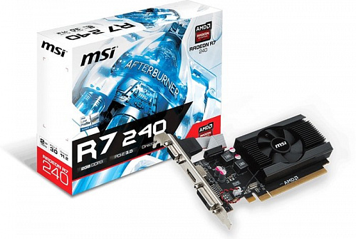 Видеокарта MSI Radeon R7 240 2GB DDR3 LP