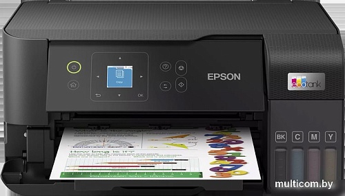 МФУ Epson EcoTank L3560 (ресурс стартовых контейнеров 6600/5900, контейнер 103)