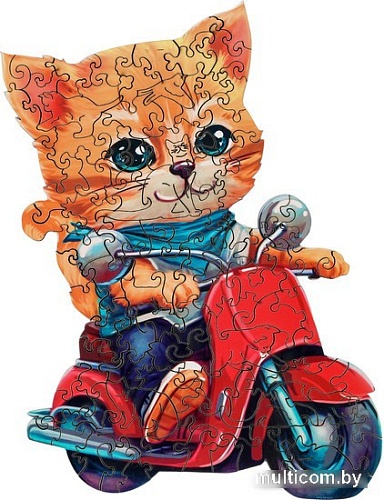Пазл Treetobe Кот на мопеде 9888197