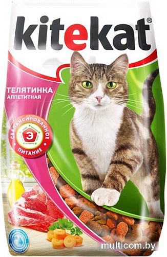 Корм для кошек Kitekat Телятинка аппетитная 0.8 кг