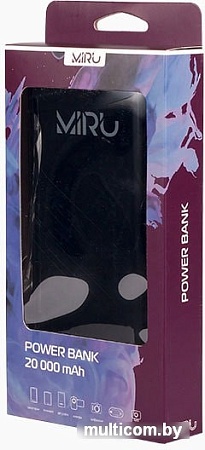 Портативное зарядное устройство Miru LP-2017A (черный)