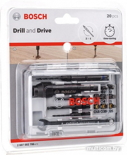Набор оснастки Bosch 2607002786 (20 предметов)