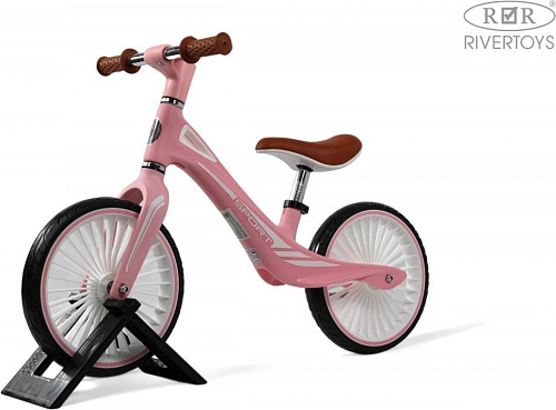 Беговел RiverToys HB-007-12 (розовый)