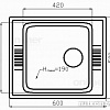 Кухонная мойка Polygran F-20 (белый)